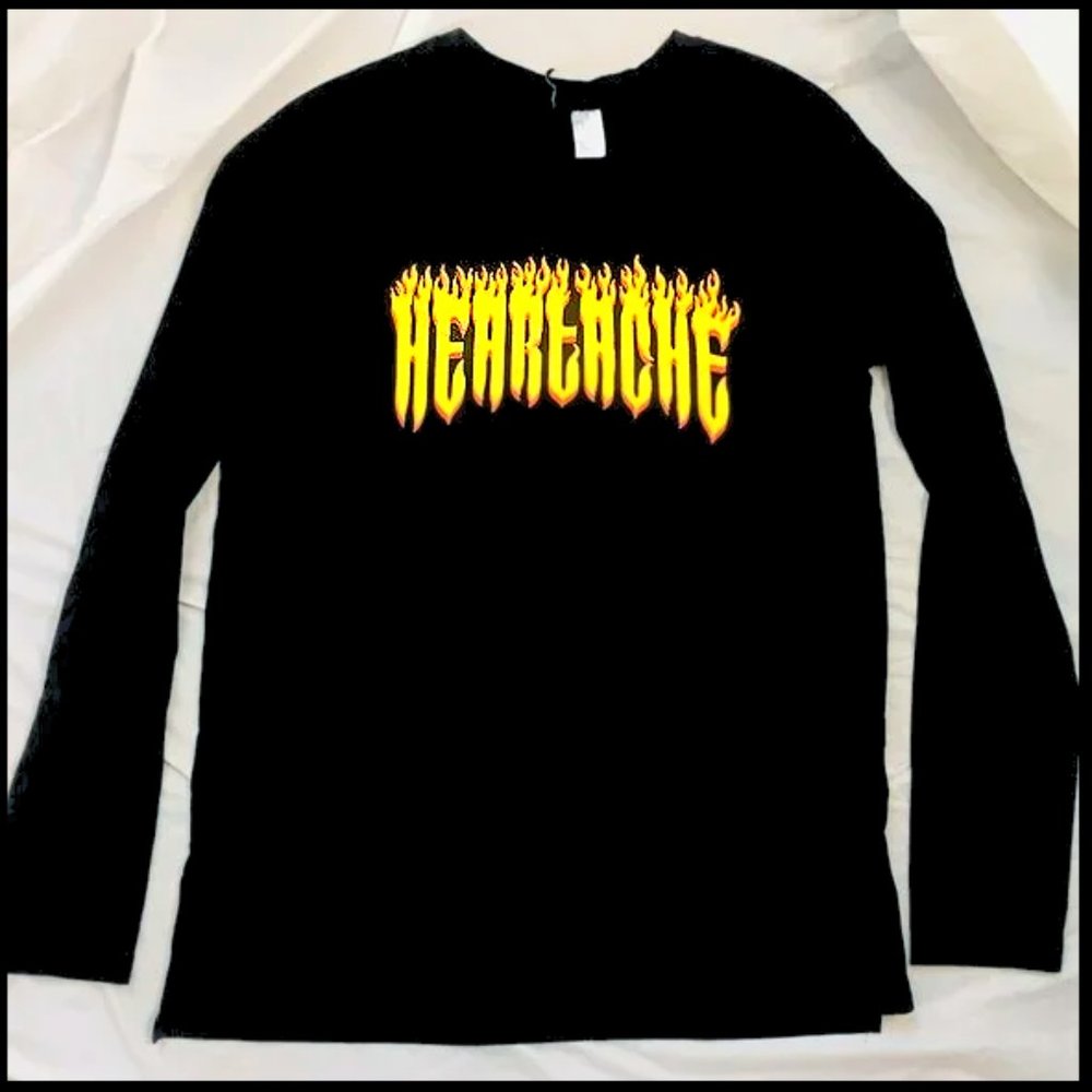 Flame Heartache Shirt Dolls Kill Current Mood Thrasher killstar goth y2k jnco